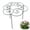 M, variant on Metal Plant Support for Garden, 2026 Peony Cages and Supports, Decorative Flower Support Frame Grow Through Rings Peony Flower Hoop for Upright Growth and Protection