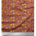 thumbnail image 1 of Soimoi Cotton Voile Fabric Square & Floral Artistic Print Fabric by Yard 42 Inch Wide, 1 of 1