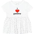 thumbnail image 3 of Inktastic I Love Grandma Girls Baby Dress, 3 of 5