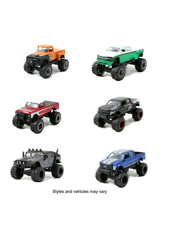Just Trucks 1:64 Die-Cast Truck Assortment Play Vehicles(One Piece, Styles May Vary)