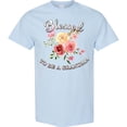 thumbnail image 3 of Inktastic Blessed to Be a Grandma Flowers T-Shirt, 3 of 5