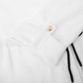 thumbnail image 6 of Ediodpoh Women’s Fashion Trench Coats Solid Color Grid Turn Down Collar Tight Waist Warm Autumn Wool Jacket White XXXL, 6 of 8