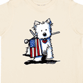 thumbnail image 4 of Inktastic US Flag Westie Boys or Girls Toddler T-Shirt, 4 of 5