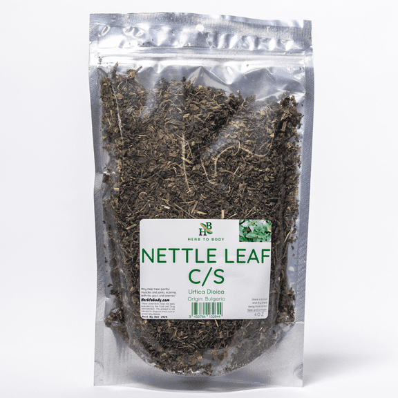 Herb To Body Nettle Leaf C/S | Cut & Sifted | Urtica Dioica | Wildcrafted | 4oz