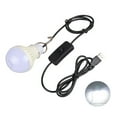 thumbnail image 2 of HEVIRGO USB LED Bulb USB LED Bulb 5V Light for Camping Hiking Room Kitchen Garage Warehouse Basement, 2 of 7