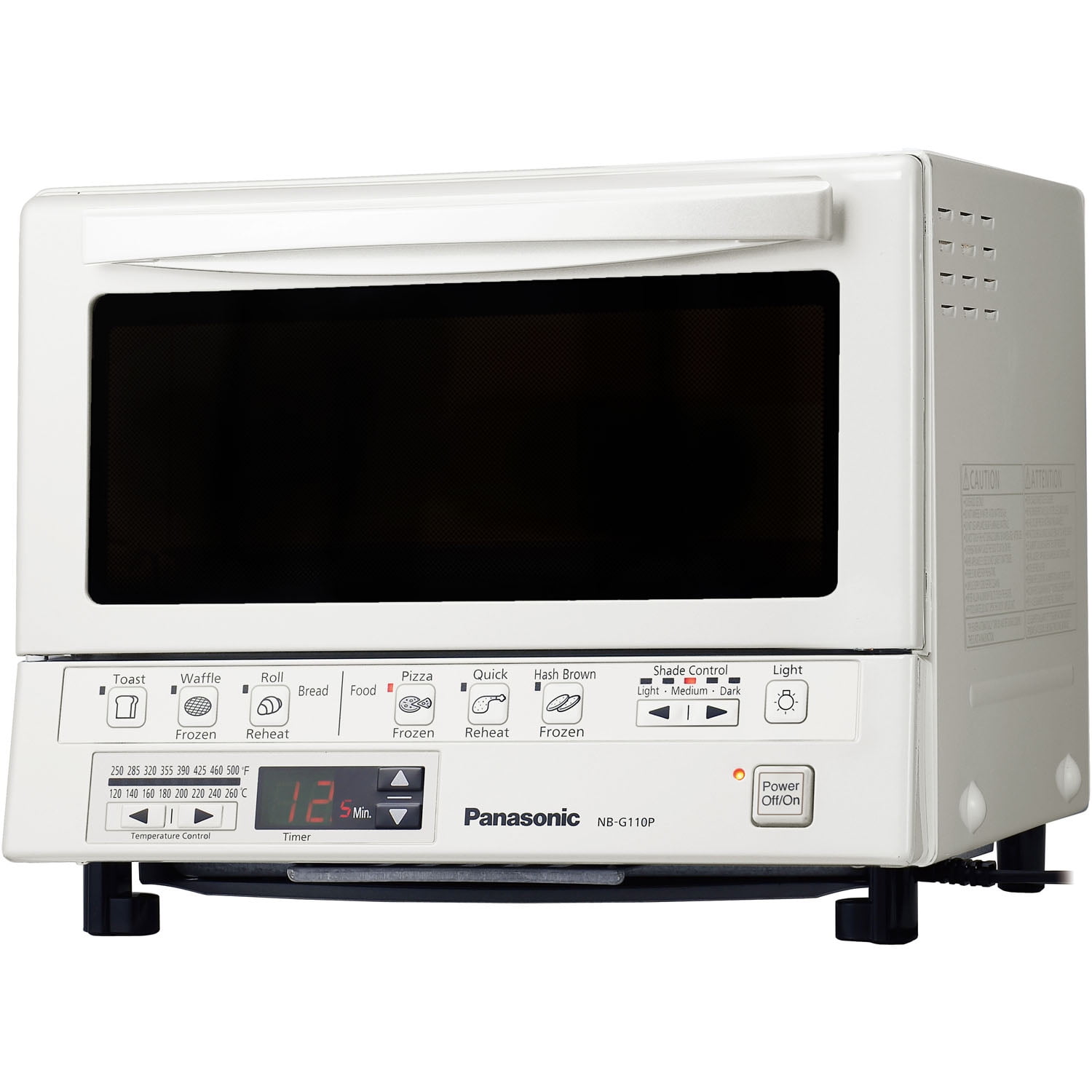 Panasonic FlashXpress 1300 W 4-Slice Countertop Toaster Oven  NB-G110PW