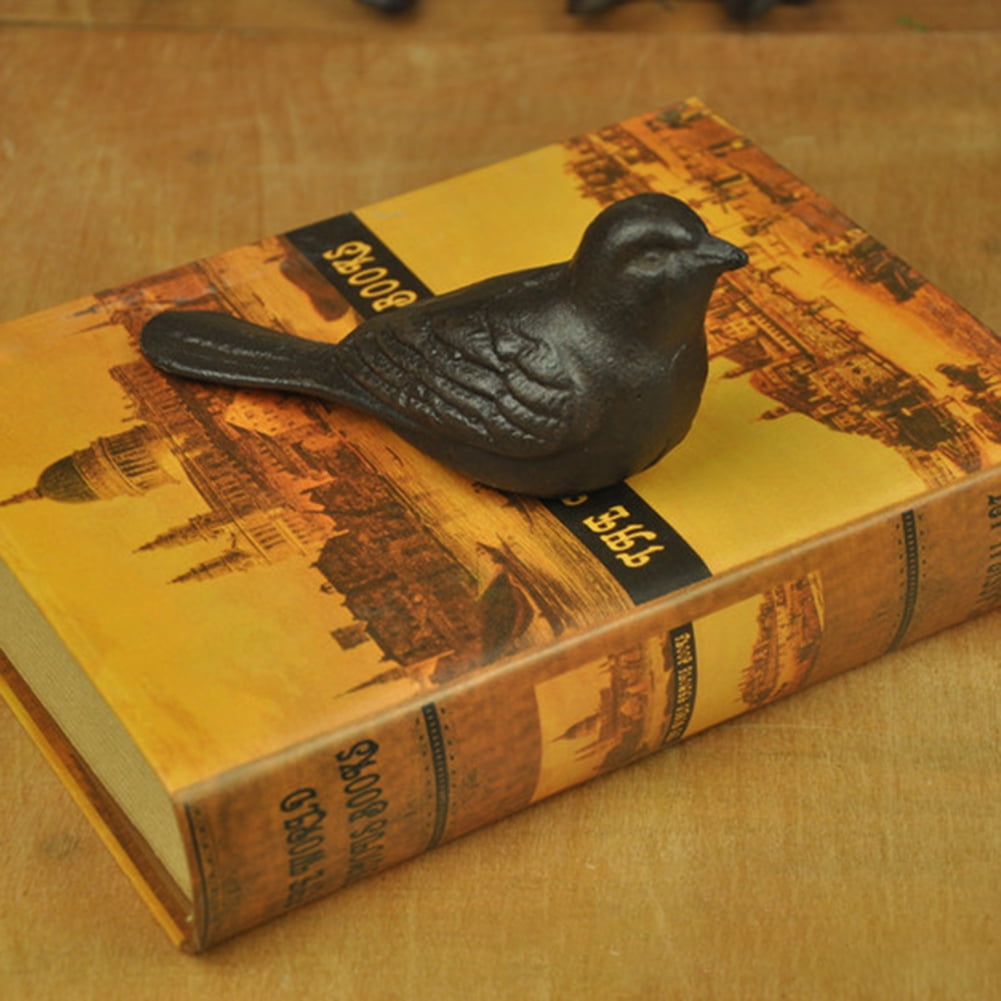 Bath and Exterior Doors Cast Iron Decorative Bird Door Stop Door Stop Wedge to Stop Your Bedroom Heavy Duty Door Stopper