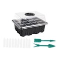 thumbnail image 2 of Fengbin Plant Starter Tray Growing Tray Sturdy Indoor Versatile Vented Reusable Starting Black 12 Hole, 2 of 9