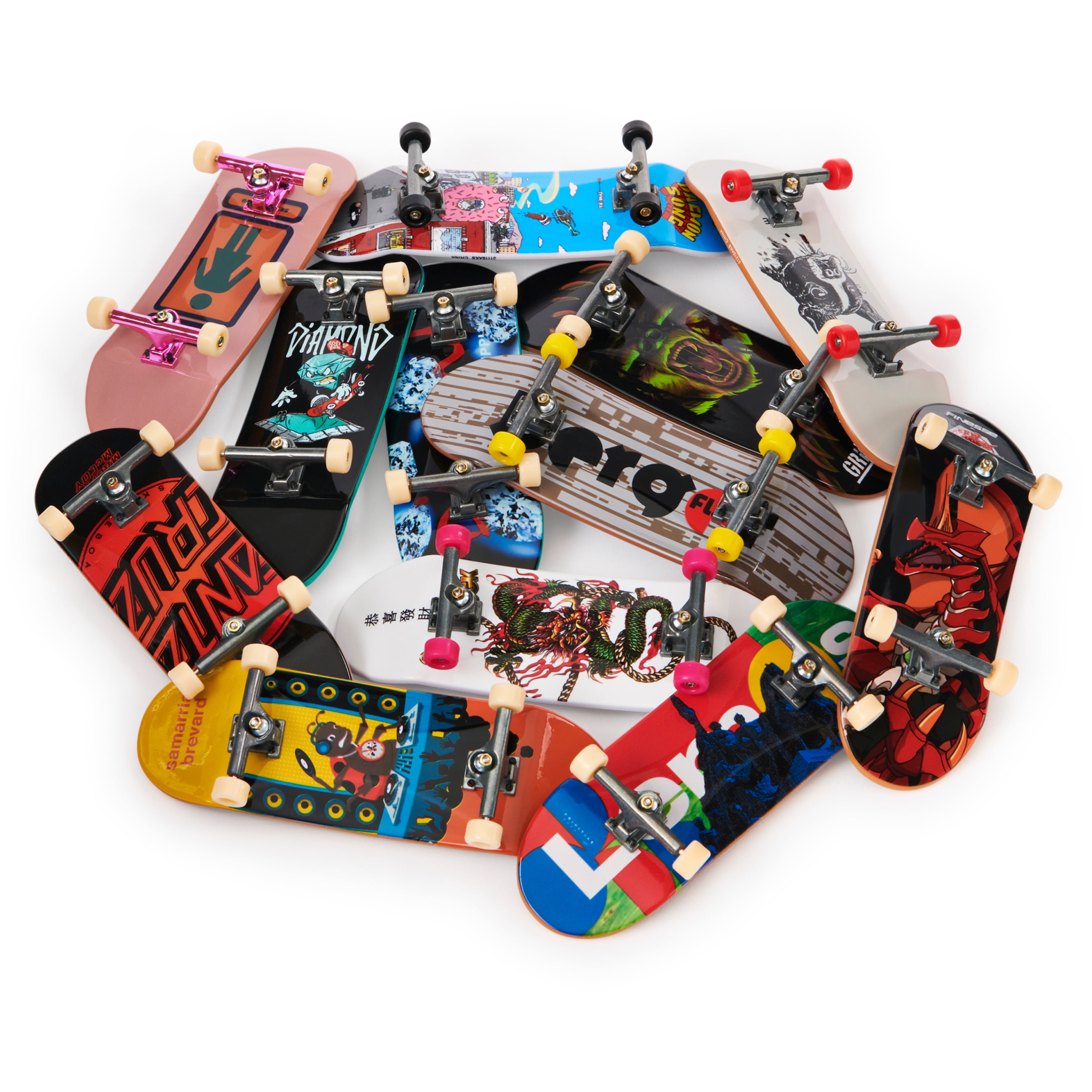 Tech Deck, Ultra DLX Fingerboard 4-Pack, Primitive Skateboards