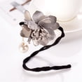 thumbnail image 4 of Elegante clip de tela Twist Updo Bun Makder Holder Cola de caballo Accesorios para herramientas de peinado(#9), 4 of 4