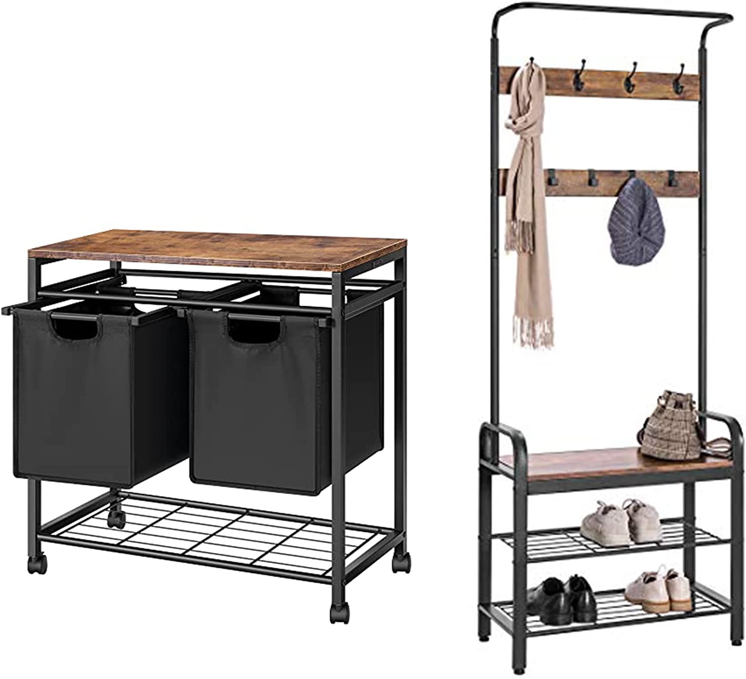 GEROBOOM Pull Out Laundry Hamper Laundry Basket with