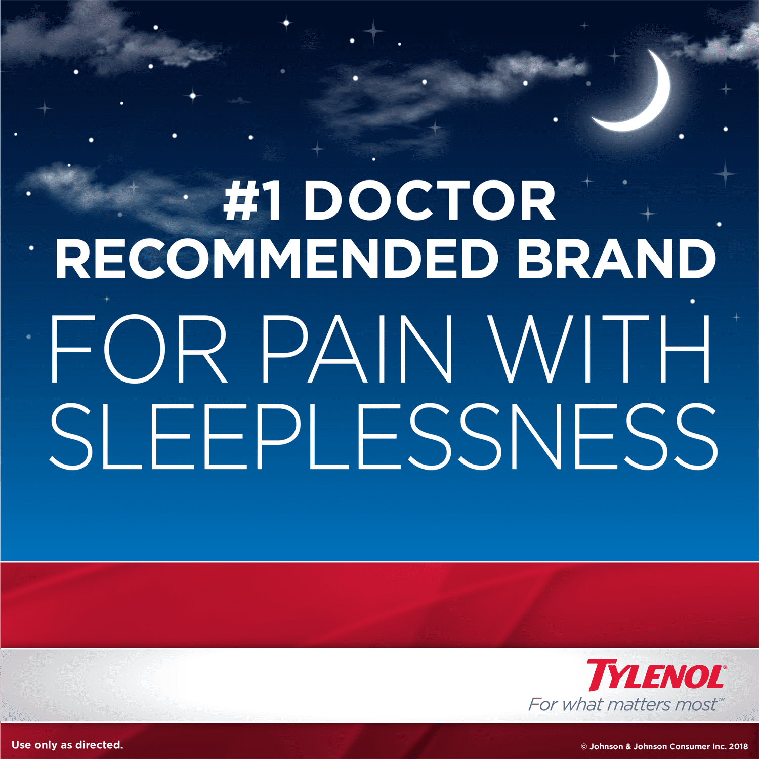 2 Pack | Tylenol PM Extra Strength Acetaminophen 500 mg Pain Reliever & Sleep Aid, 225 Caplets