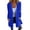 Blue, variant on Women's Casual Single Breasted Trench Coat, Hooded Longline Jacket for Fall Winter, Loose Fit Long Sleeve Outwear for Daily Street Style-Coffee