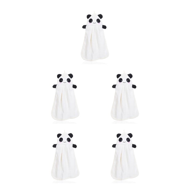 Inteprter Toalla de secado rápido para manos de animales de baño, toallas suaves para colgar en la pared, toallitas absorbentes de agua, accesorio tipo 1 Tipo 1 5piezas Inteprter CBP009018