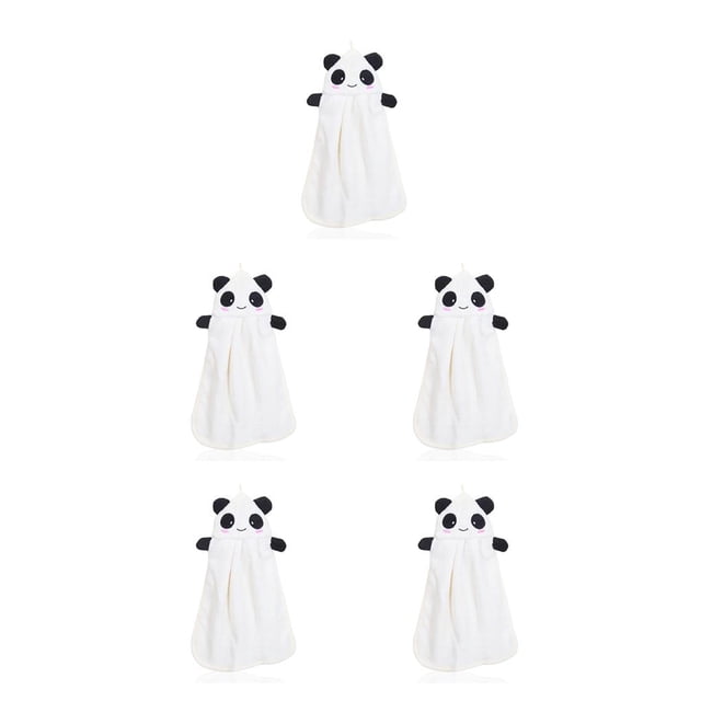 Billuyoard Baño Lavabo Animal Mano Toalla de secado rápido Cocina Adorable Toallas colgantes Paños de cocina Toallita Accesorios Tipo 1 Tipo 1 5piezas Billuyoard CBP009018