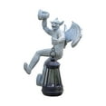 thumbnail image 3 of Estatua de gárgola de jardín con escultura gótica de luz solar para patio de patio de árbol Gris, 3 of 8