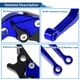 thumbnail image 4 of Palancas de freno y embrague cortas para Yamaha YFZ 450 S/T/V 2003-2006, palanca de freno ajustable para manillar de motocicleta, aleación de aluminio, azul sólido, 1 par, 4 of 6