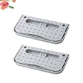 thumbnail image 5 of CIMAXIC 2pcs Foldable Hanging Shoes Rack Hangers Simple Sticky Useful Wall Mounted Shoes Holder Slippers Storage Organizer for Home (Grey),11.02"X5.51"X0.79", 5 of 5