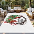 thumbnail image 2 of Christmas Cardinal Birds Outdoor Rug for Patio/Deck/Porch, Non-Slip Large Area Rug 5 x 7 Ft, Xmas Holly Leaves Branch Red berries Indoor Outdoor Rugs Washable Area Rugs, Camping Rug Carpet Runner, 2 of 8