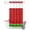 SummerZF6824, variant on No Hook Shower Curtain with Built-in Rings - Red Vintage Striped Washable Waterproof Fabric Bathroom Curtains for Hotel,Rentals, 72 X 72 Inch Long , Abstract Modern Geometric Art