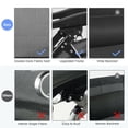 thumbnail image 7 of Gymax Folding Zero Gravity Lounge Chair Recliner w/ Cup Holder Tray Pillow Black, 7 of 7