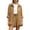 Khaki, variant on 2 Piece Sets for Women Shorts Womens Short Set Summer Sets Women Solid Spring Long Sleeve Shirt High Waist Drawstring Shorts Fashion Summer Outfits