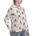 thumbnail image 6 of Honeii Hippos Driving A Car Pattern Womens Oversized Hoodies Long Sleeve Sweatshirts Pullover Fall Outfits with Pocket-X-Large, 6 of 7
