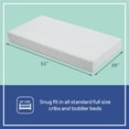 thumbnail image 5 of Sealy Refresh Breathable 2-Stage Crib Mattress and Toddler Mattress with Washable Cover, GREENGUARD Certified, 5 of 12