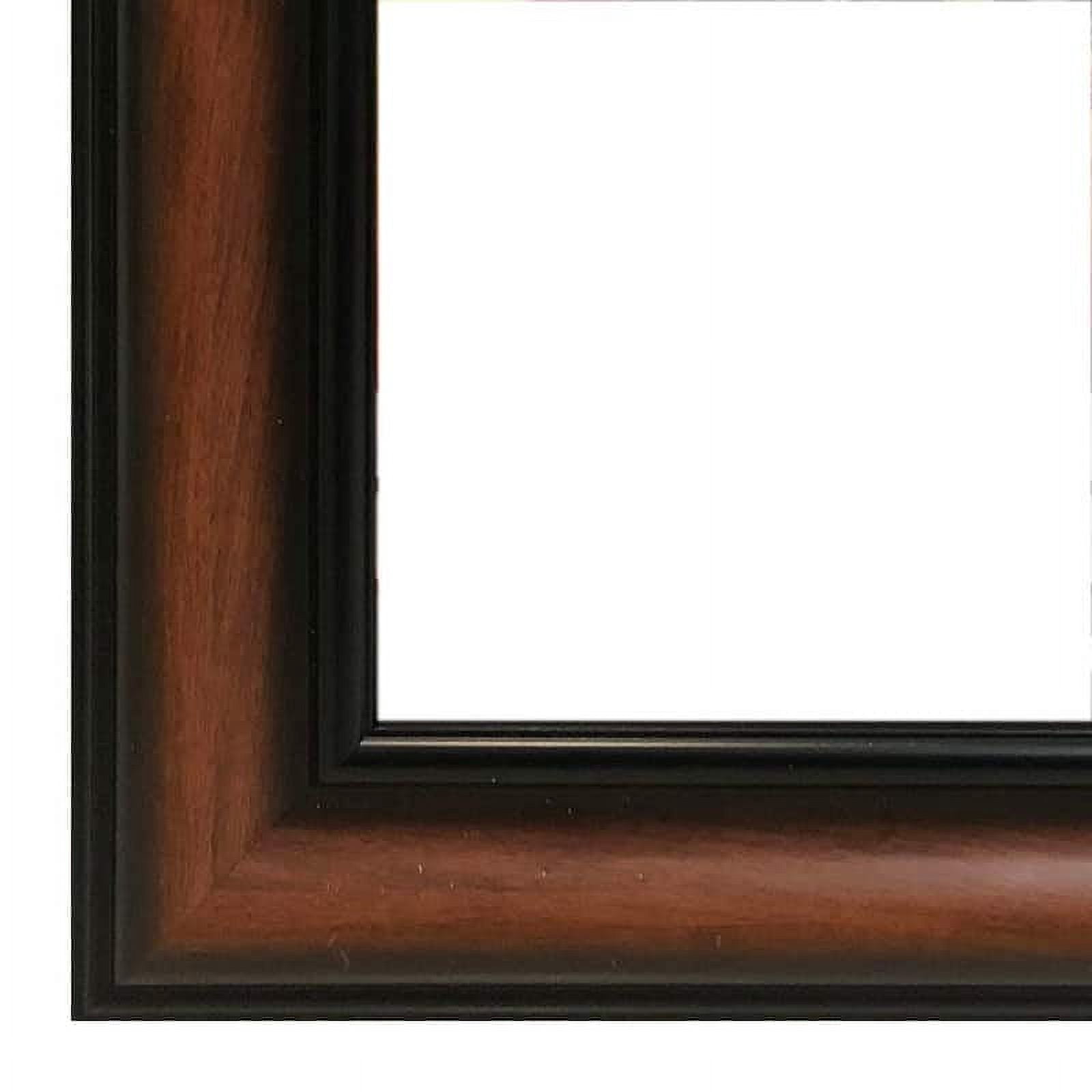 Studio Decor 8" x 10" Brown & Black Frame, Home Collection - Includes Pre-attached Hanging Hardware, Horizontal or Vertical Display - Bulk 6 Pack