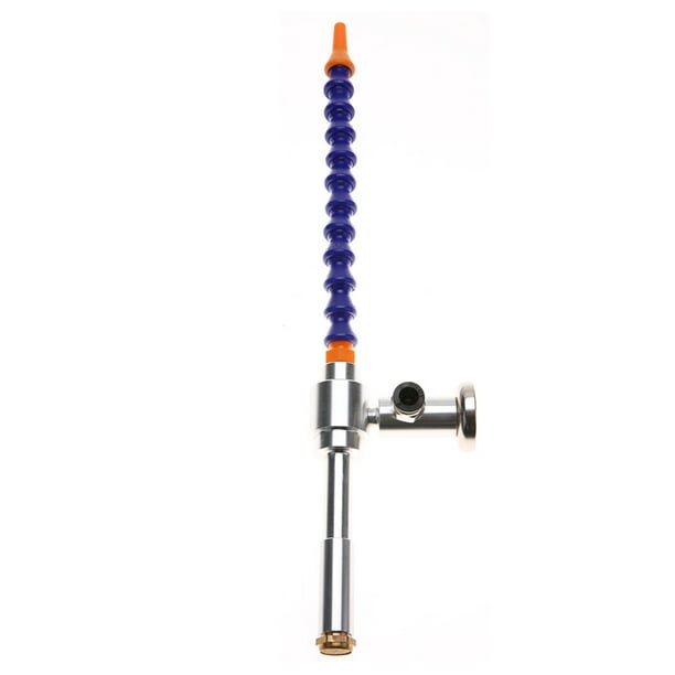 Pistola de aire frío de 130 mm, Mácina de flujo de aire de enfriamiento seco vortex, pistola de aire caliente frío vortex de Aleación de aluminio con tubo flexible para