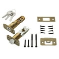 thumbnail image 6 of Hyper Tough Keyed Entry Antique Brass Ball Doorknob and Deadbolt Combo Pack, 6 of 9