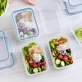 thumbnail image 3 of Snapware Total Solution 10pc Plastic Food Storage Containers Set, 3-Cup Rectangle Set with Locking Lids, 3 of 3
