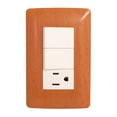 thumbnail image 1 of SET DE 2 PLACAS 2 APAGADORES 1 CONTACTO TOSCANA Sanelec 4532, 1 of 5