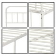 thumbnail image 4 of AUFANK Full Size Heavy Duty Metal Platform Bed Frame, Headboard and Footboard, White, 4 of 6