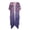 Butterfly and Floral Pattern, variant on Blades Long Kimono Swimsuit Cover Up Lightweight Polyester Casual Long Swimwear Cover up