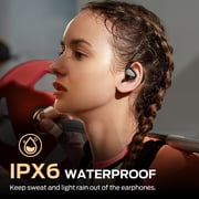 Monster Open Ear Headphones, Bluetooth 6.0 Wireless Earbuds with HiFi Sound, Open Ear Earbuds with 24H Playtime, Unique Handbag Design, ENC Clear Call, IPX6 Resistance Wireless Headphones