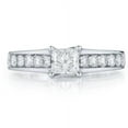 thumbnail image 2 of Pompeii 1ct Princess Cut Diamond Engagement Ring 14K White Gold (G/H,I1-I2), 2 of 3