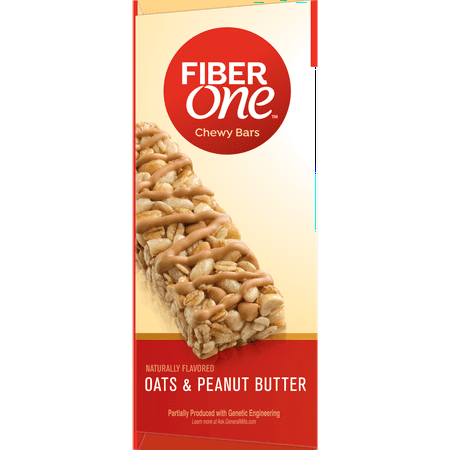 Fiber One Chewy Oats & Peanut Butter Bars, 14.1 oz, 5pk