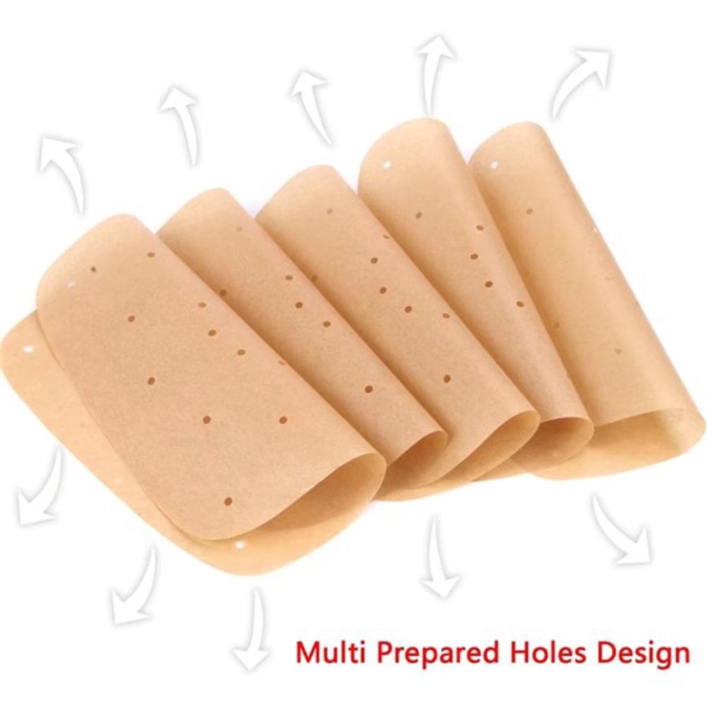 Air Fryer Paper Disposable Steamer Liners Kitchen Bakeware Papers Baking Mat-200pcs 6.5"-9"