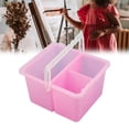 thumbnail image 3 of Lavador de pinceles, lavabo plegable con soporte para bolígrafos, recipiente para pinceles, cubo para lavar Rosa, 3 of 9