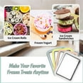 thumbnail image 6 of At Home Rolled Ice Cream Maker,Rolled Ice Cream Tray,9×7inch,Instant Ice Cream Maker,Kit Instant With 2 Scrapers Diy Stainless Steel Homemade Freeze Plate, Yogurt, Sorbet,Fun Family Activity.(Green), 6 of 8