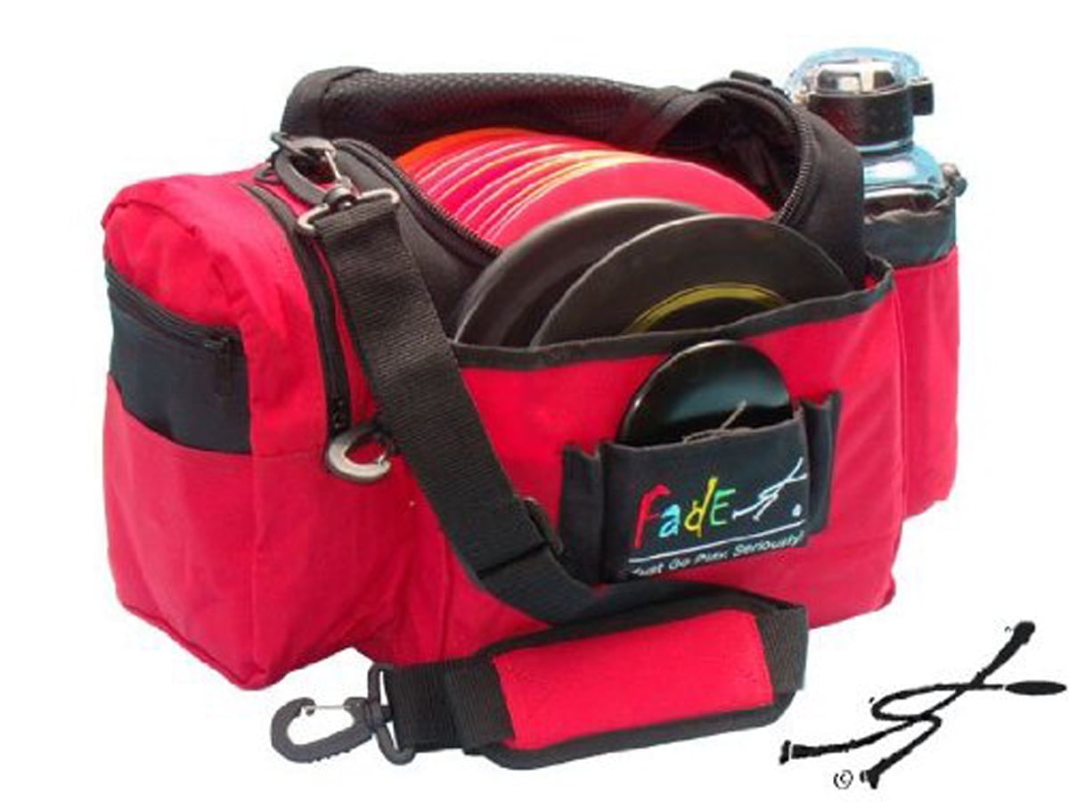 Fade Crunch Box Disc Golf Bag Blood Red