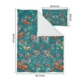 thumbnail image 5 of Flower and Butterfly Duvet Cover and Pillowcase Set for Single Bedding, Bedroom Accessories for Kids Teens, 5 of 5