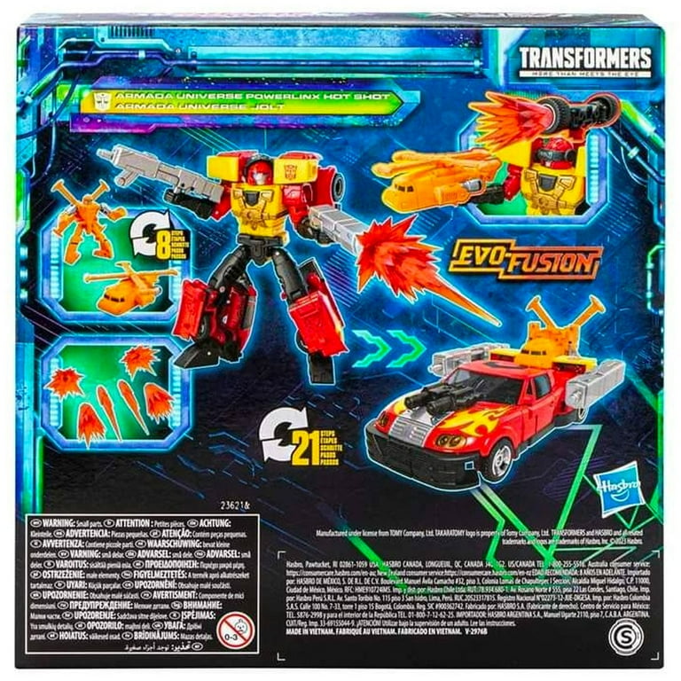 Transformers Legacy Evolution Armada Universe Powerlinx Hot Shot & Minicon Jolt - Deluxe Transformers Legacy Evolution Armada Universe Powerlinx Hot Shot & Minicon Jolt - Deluxe