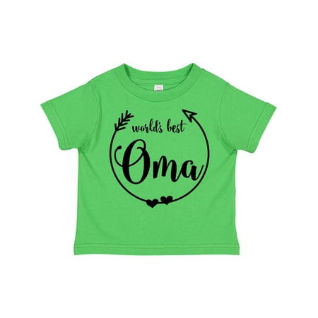 

Inktastic World s Best Oma Gift Toddler Toddler Girl T-Shirt