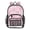 PinkHeart, variant on Large Clear PVC Backpack Heavy Duty See Through Backpack for Adults Work Travel, Pinkheart Printed 12L