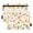 Cartoon Colorful Leaves, variant on Sharks and Fish Swimming 2 Pack Pencil Pouch for 3 Ring Binder Smooth Zipper Folders with Pockets Clear Window Pencil Case