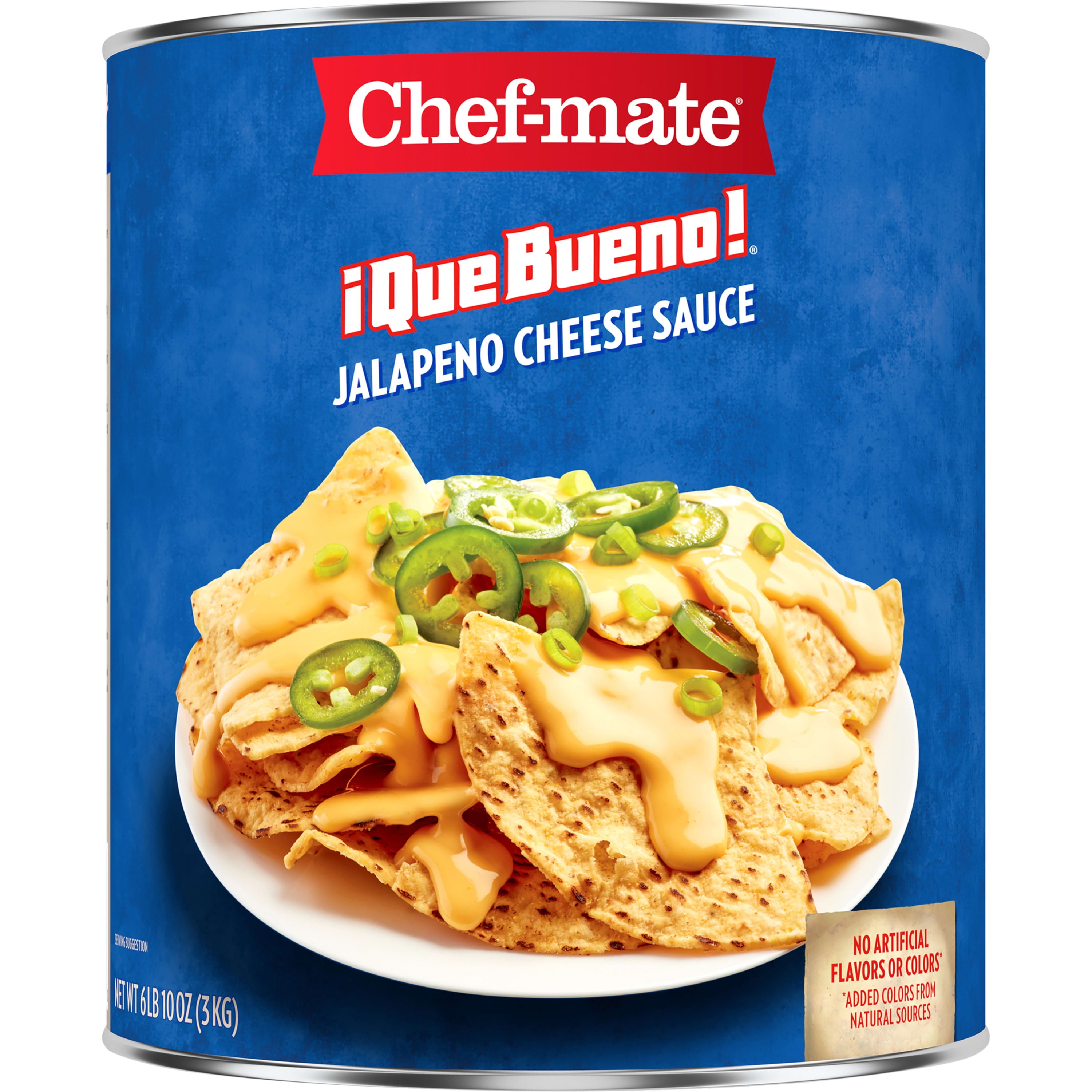Chefmate ¡Que Bueno! Jalapeno Cheese Sauce, Nacho Cheese Dip and Sauce