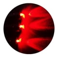 thumbnail image 4 of 3 pack red LED micro effect light kit with flash blink strobe flicker dimmer control 9 volt battery operated for props scenery â€“ narrow spotlight beam, 4 of 6