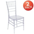 thumbnail image 3 of Flash Furniture Flash Elegance Crystal Ice Blue Stacking Chiavari Chair, Set of 2, 3 of 14